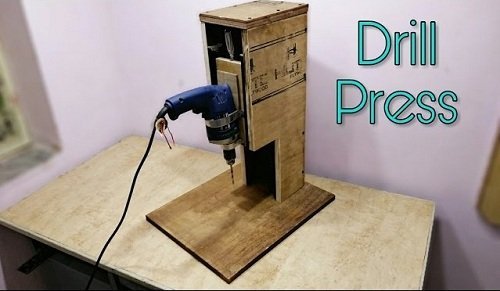 How To Make Drill Press Stand Diy